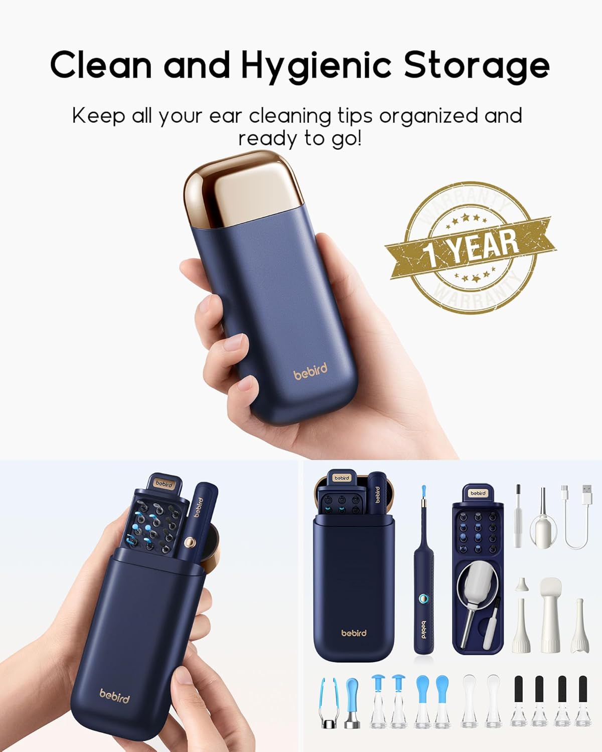 Bebird Earsight Plus R37R pain-free ear tweezers